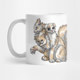 CerPURRus: Cream Bicolor Mug